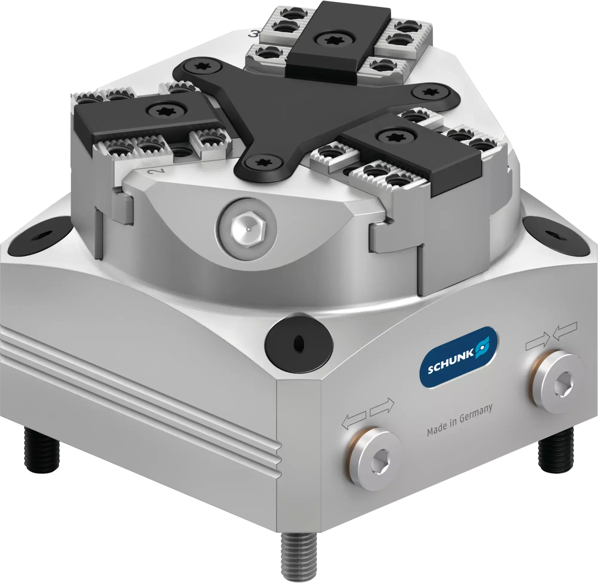 Produktfoto 1 von SCHUNK KRH3 100, Hydraulische 3-Backen-Kraftspannblöcke