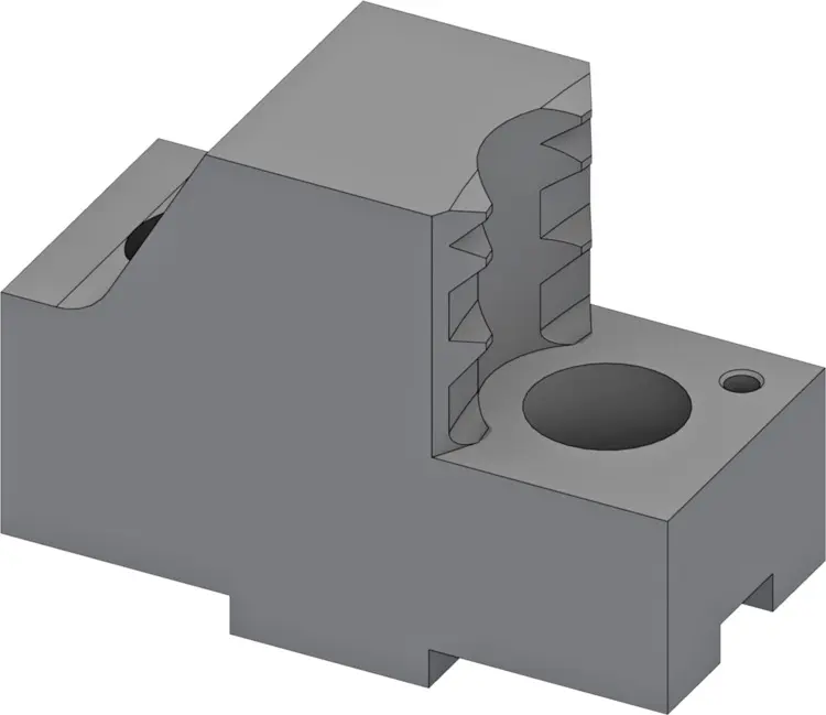 HAINBUCH 10000040, Krallen-Aufsatzbacken Typ SZKA 212, 3503/0028