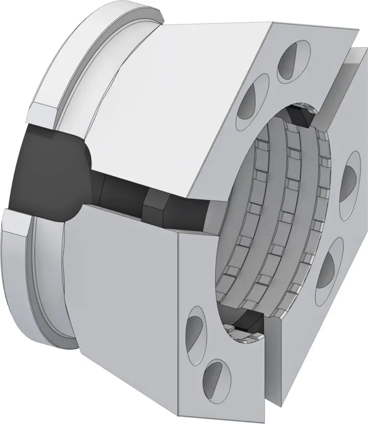 Produktfoto 1 von HAINBUCH 10014065, Spannkopf TOP 52 15,50 mm rd, TOP52R15,5