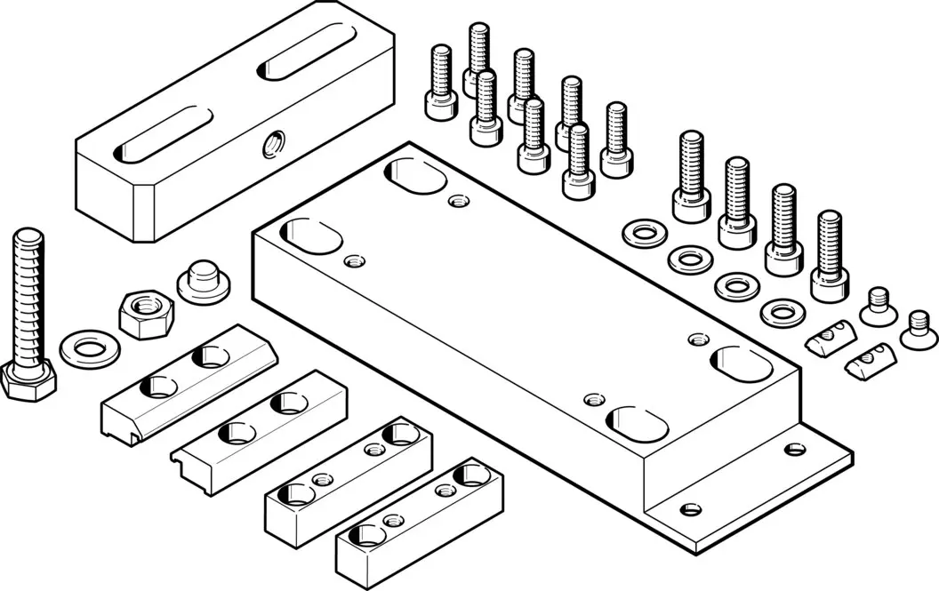 Produktfoto 1 von FESTO EADC-E16-125-E14 Adjusting kit, P\n: 8047580