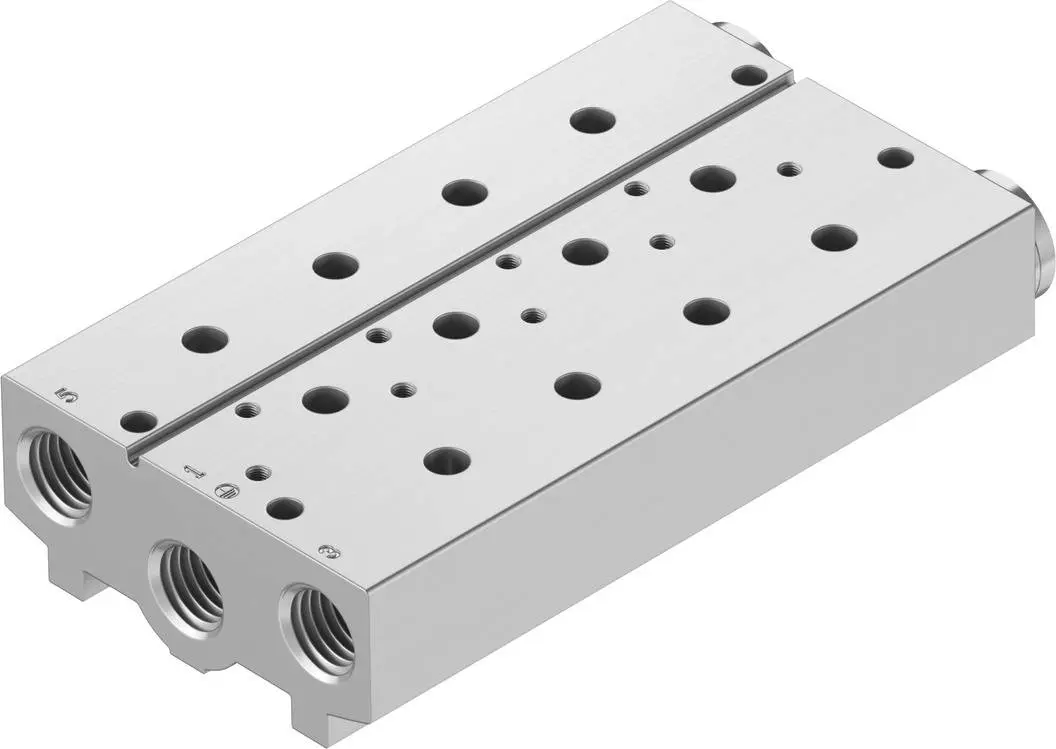 Produktfoto 1 von FESTO VABM-B10-25S-G38-4, Anschlussblock, P\n: 8026263