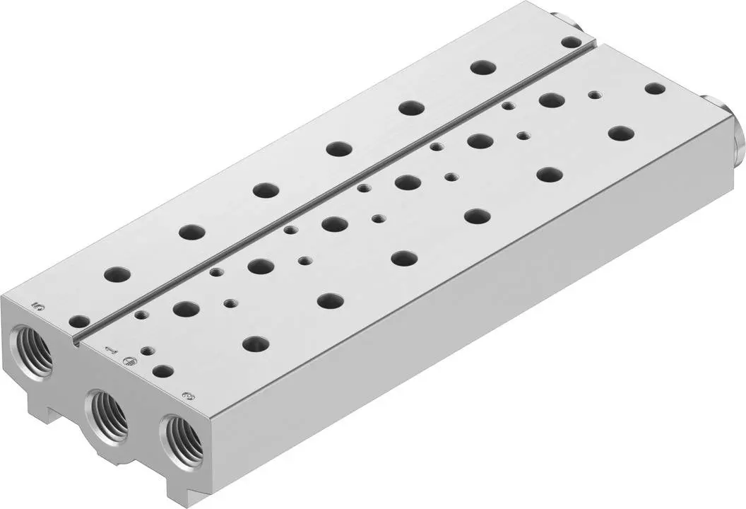 Produktfoto 1 von FESTO VABM-B10-25S-G38-6, Anschlussblock, P\n: 8026265