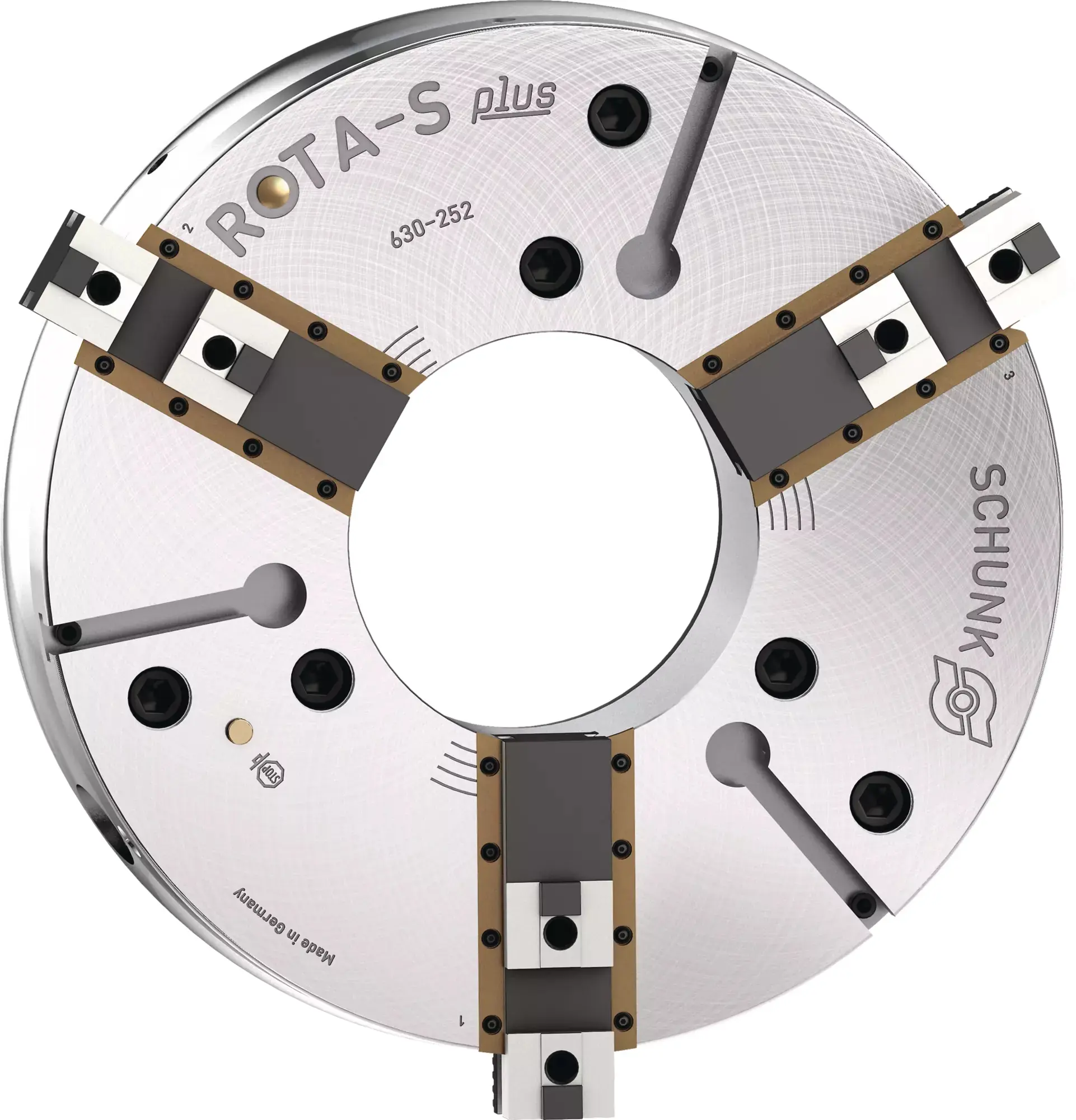 Produktfoto 1 von SCHUNK ROTA-S plus 630-252 Z580-SFG, Handspannfutter mit Backenschnellwechsel