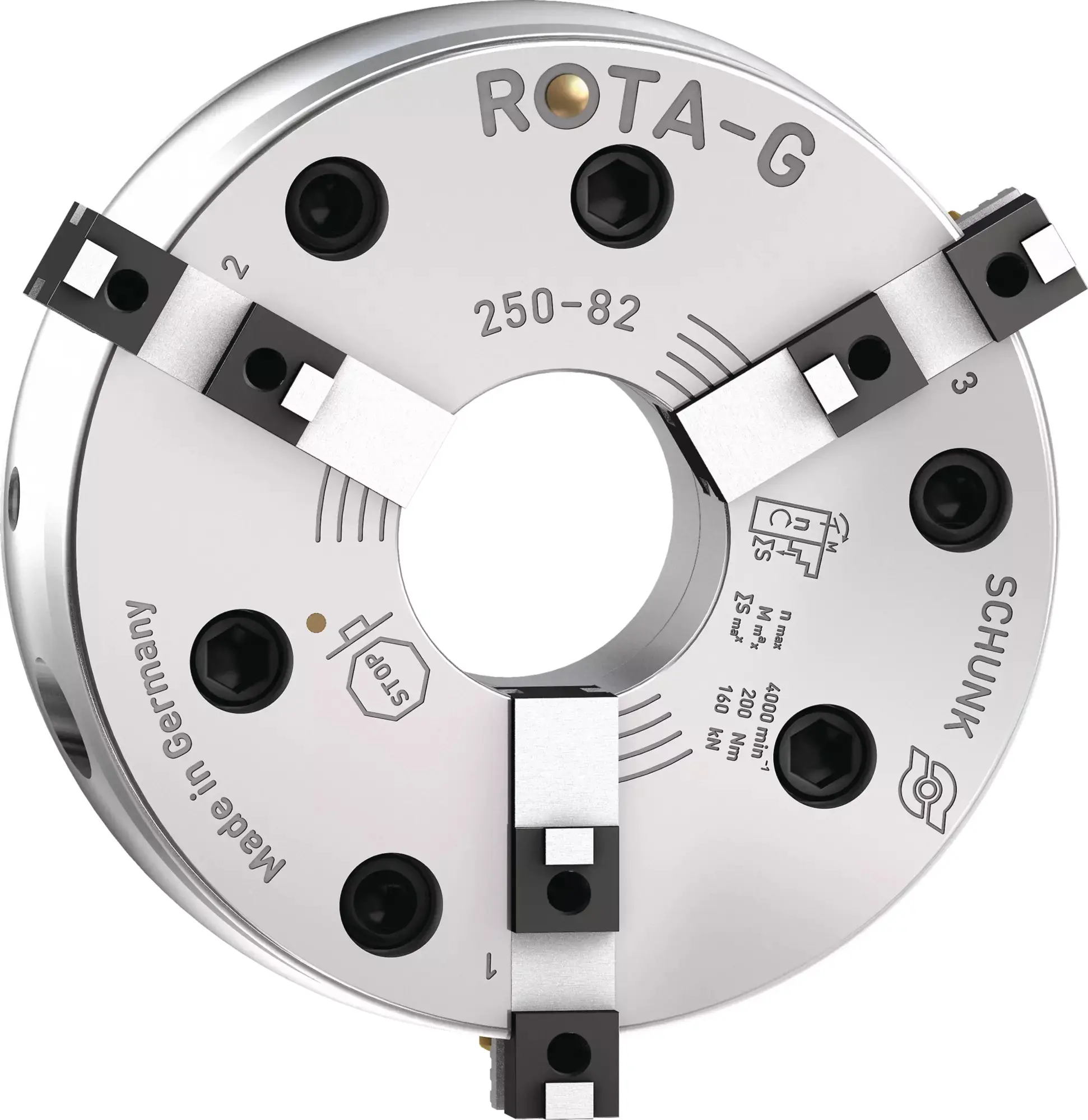 SCHUNK ROTA-G 250-82 A8-GBK, Handspannfutter mit Backenschnellwechsel