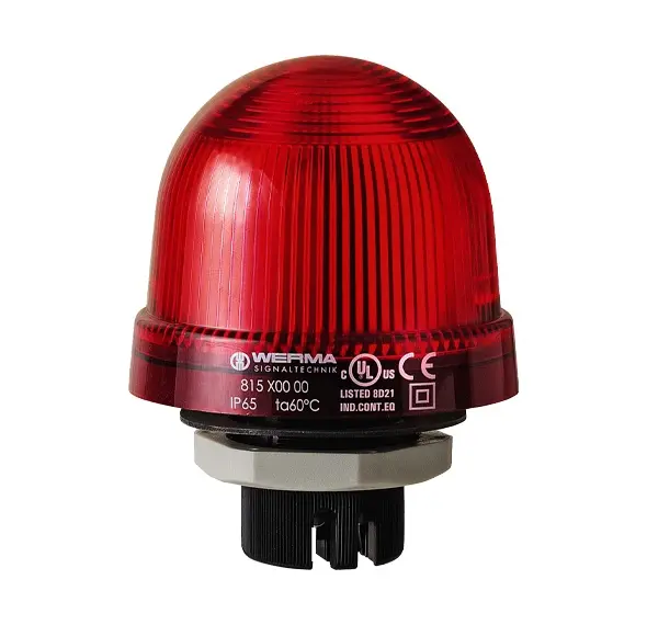 Produktfoto 1 von Werma 816.110.55, LED-Signalleuchte EM 24VAC/DC RD