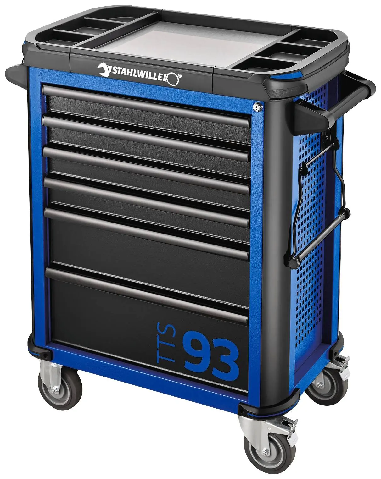 Produktfoto 1 von Stahlwille 81200156, Werkstattwagen Herstellerfarbe: Blau, Schwarz