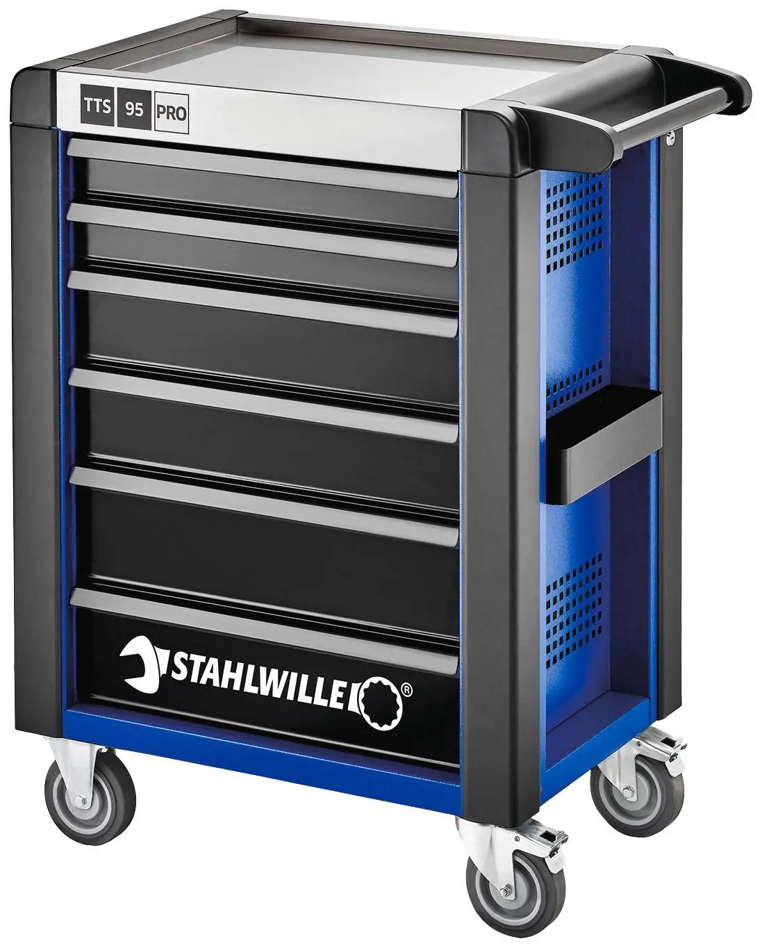 Produktfoto 1 von Stahlwille 81200161, Werkstattwagen Herstellerfarbe: Blau, Schwarz