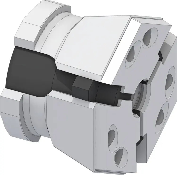 Produktfoto 1 von HAINBUCH 10013804, Spannkopf TOP 26 10,00 mm rd, TOP26R10,0