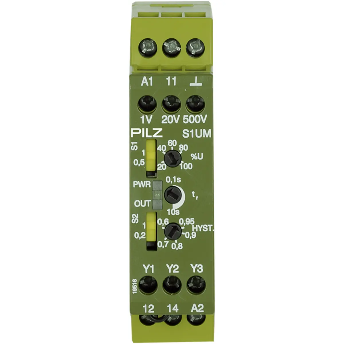Produktfoto 1 von PILZ S1UM 110-130VAC UM 0.1-500VAC/DC Schaltgeräte P/N: 827250