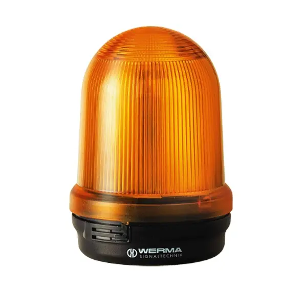Produktfoto 1 von Werma 829.370.55, LED Dauerleuchte &uuml;berwacht BM 24VDC YE