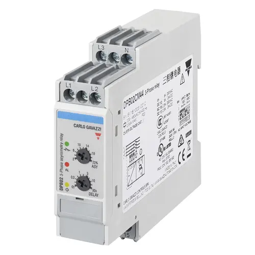 Produktfoto 1 von Carlo Gavazzi DPB02CM48, DPB02CM48 3-PHASEN-ASYMMETRIE-RELAIS REV.2