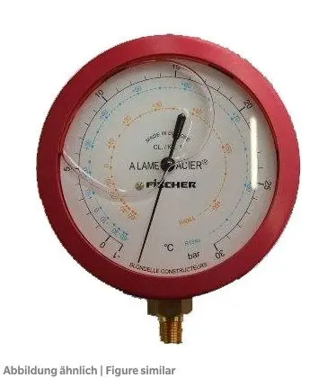 Produktfoto 1 von Fischer MA1003V18B-6701FI, Druckmanometer Fischer 1/8"NPT, 80mm R134a