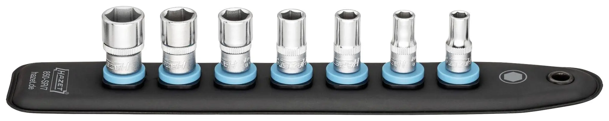 Produktfoto 1 von Hazet 850-SR/7, Steckleiste Antrieb 1/4" (6.3 mm) 245mm