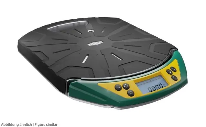 Produktfoto 1 von Refco 4688867, Elektronische Füllwaage REFSCALE-S 110kg, inkl. Akku