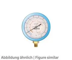 Produktfoto 1 von Fischer MA1002V18B-6698FI, Saugmanometer 1/8"NPT, 60mm R134a/R404A, Glyzerin