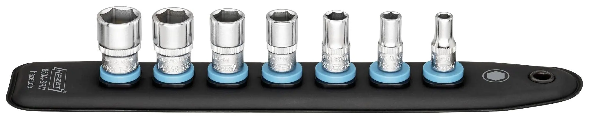 Produktfoto 1 von Hazet 850A-SR/7, Steckleiste Antrieb 1/4" (6.3 mm) 245mm