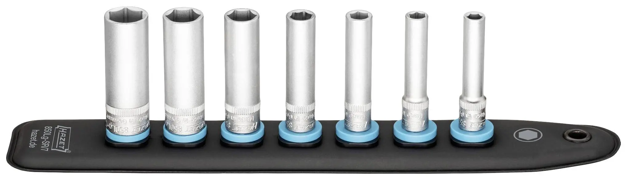 Produktfoto 1 von Hazet 850LG-SR/7, Steckleiste Antrieb 1/4" (6.3 mm) 245mm