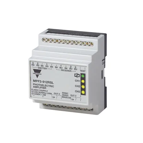 Produktfoto 1 von Carlo Gavazzi MPF3-912RSL, PHOTO AMP 3CH 12-24 TESTEN