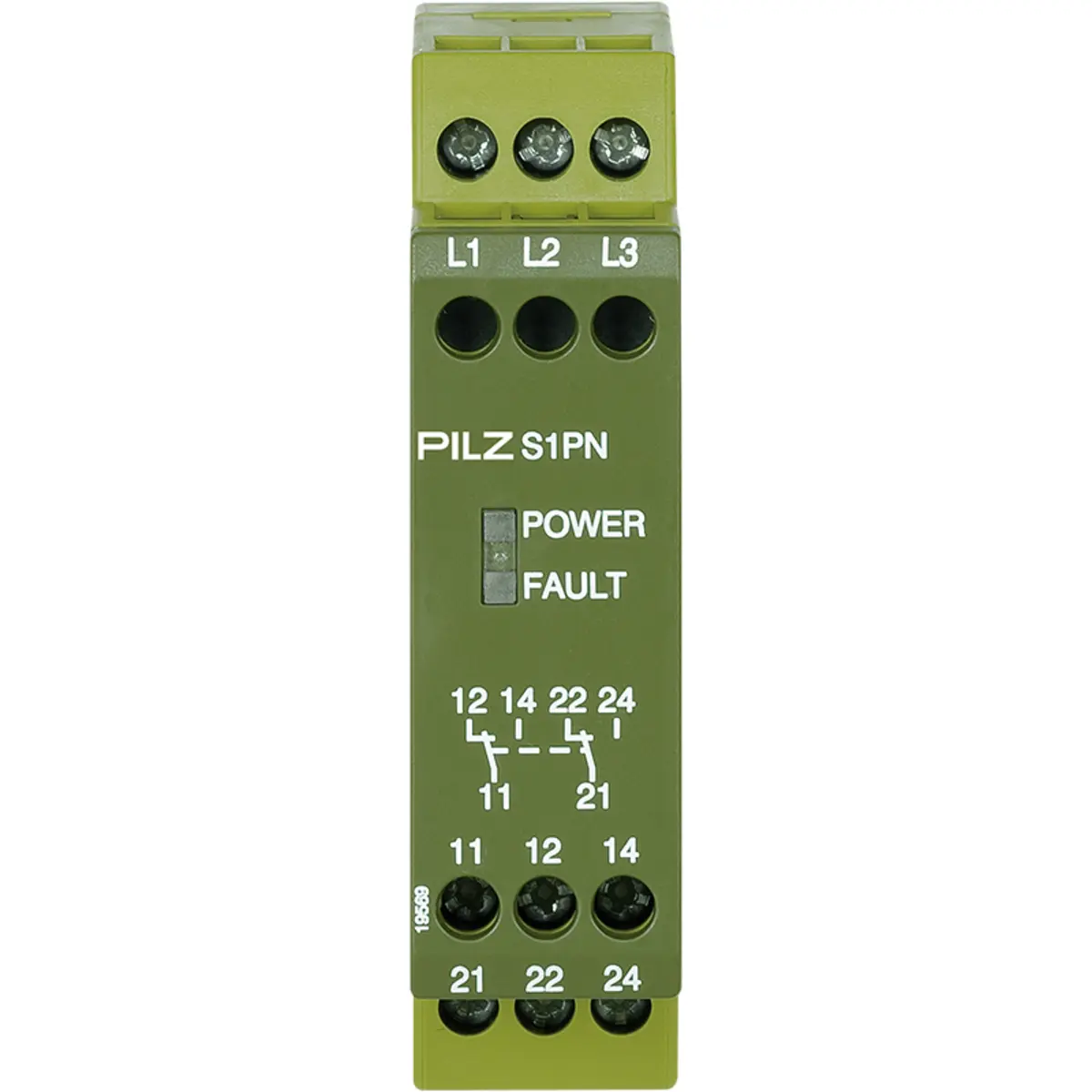 Produktfoto 1 von PILZ S1PN 400-500VAC 2c/o Schaltgeräte P/N: 890210