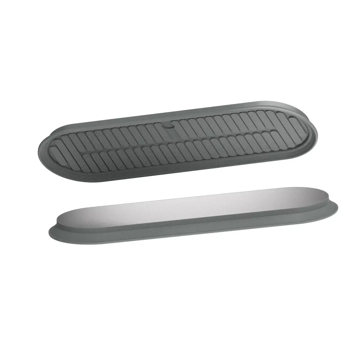 Produktfoto 1 von FIPA 9.450x150.026.1, Oval-Saugplatte 450x150 mm NBR grau