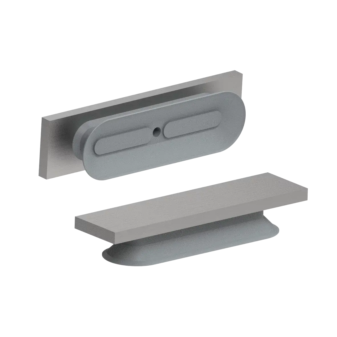Produktfoto 1 von FIPA 9.100x30.007.1, Ovalsauger 100x30 mm NBR grau