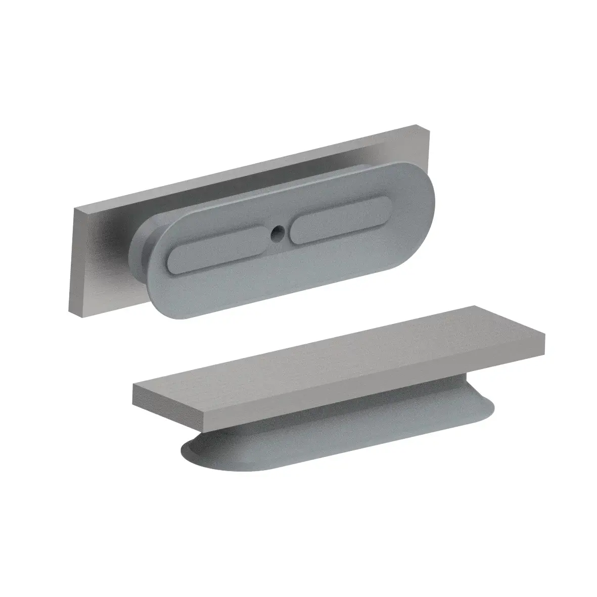 Produktfoto 1 von FIPA 9.100x30.007.1, Ovalsauger 100x30 mm NBR grau