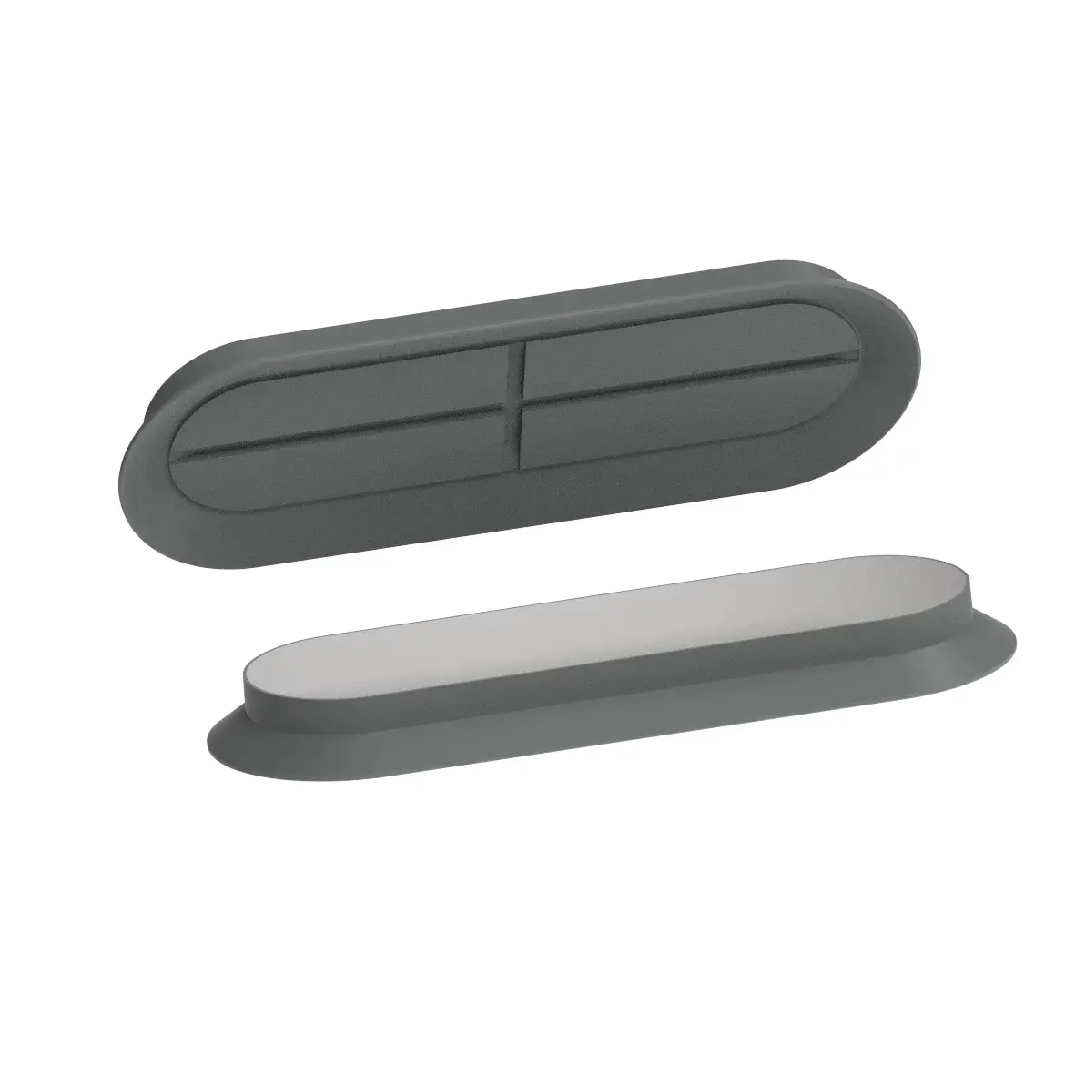 FIPA 9.280x100.017.1, Ovalsauger 280x100 mm NBR grau