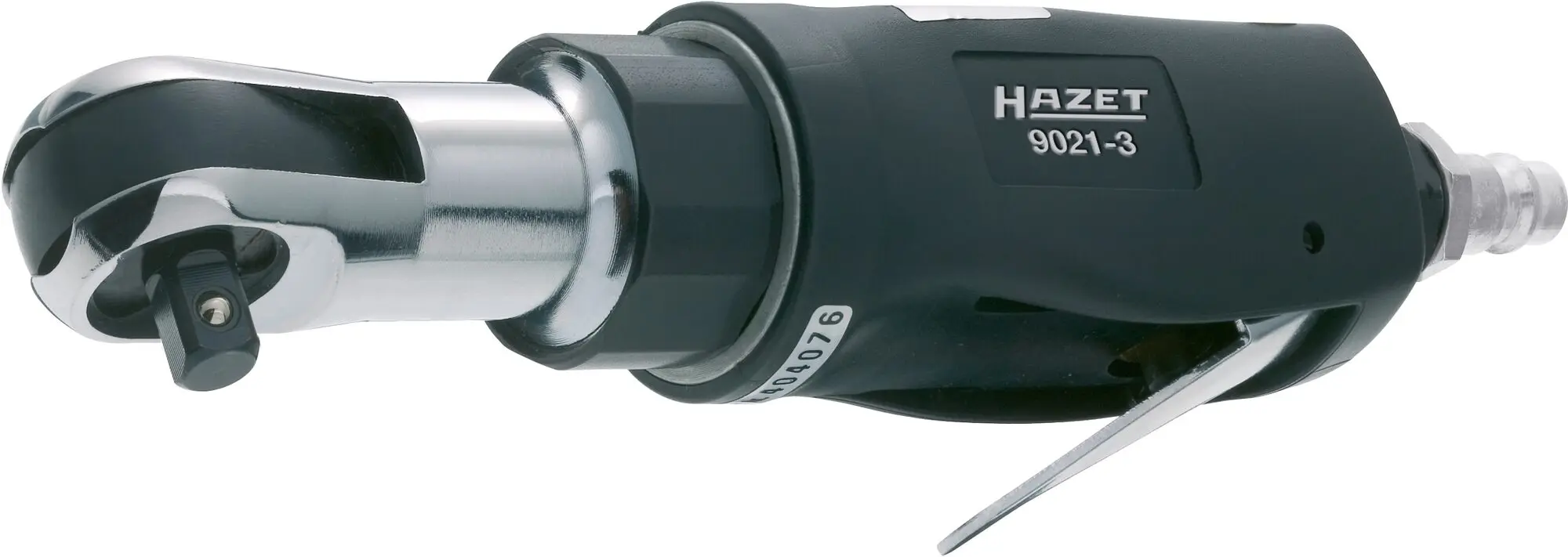 Produktfoto 1 von Hazet 9021-3, Druckluft-Umschaltknarre 3/8" (10 mm) Außenvierkant 6.3 bar