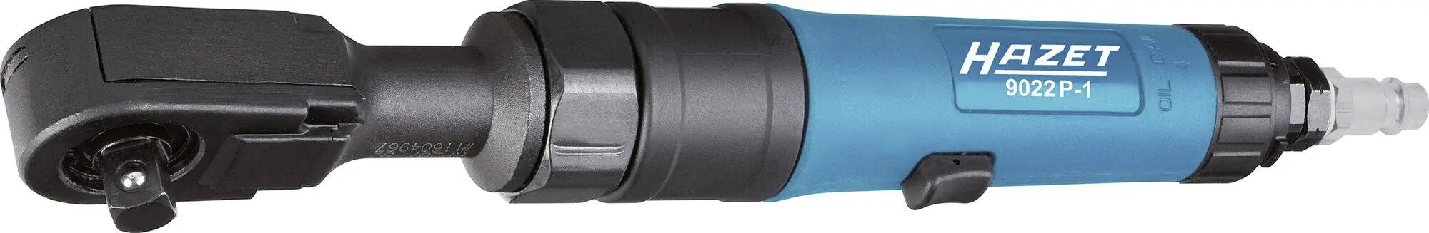 Produktfoto 1 von Hazet 9022P-1, Druckluft-Umschaltknarre (1/2", 3/8") 6.3 bar