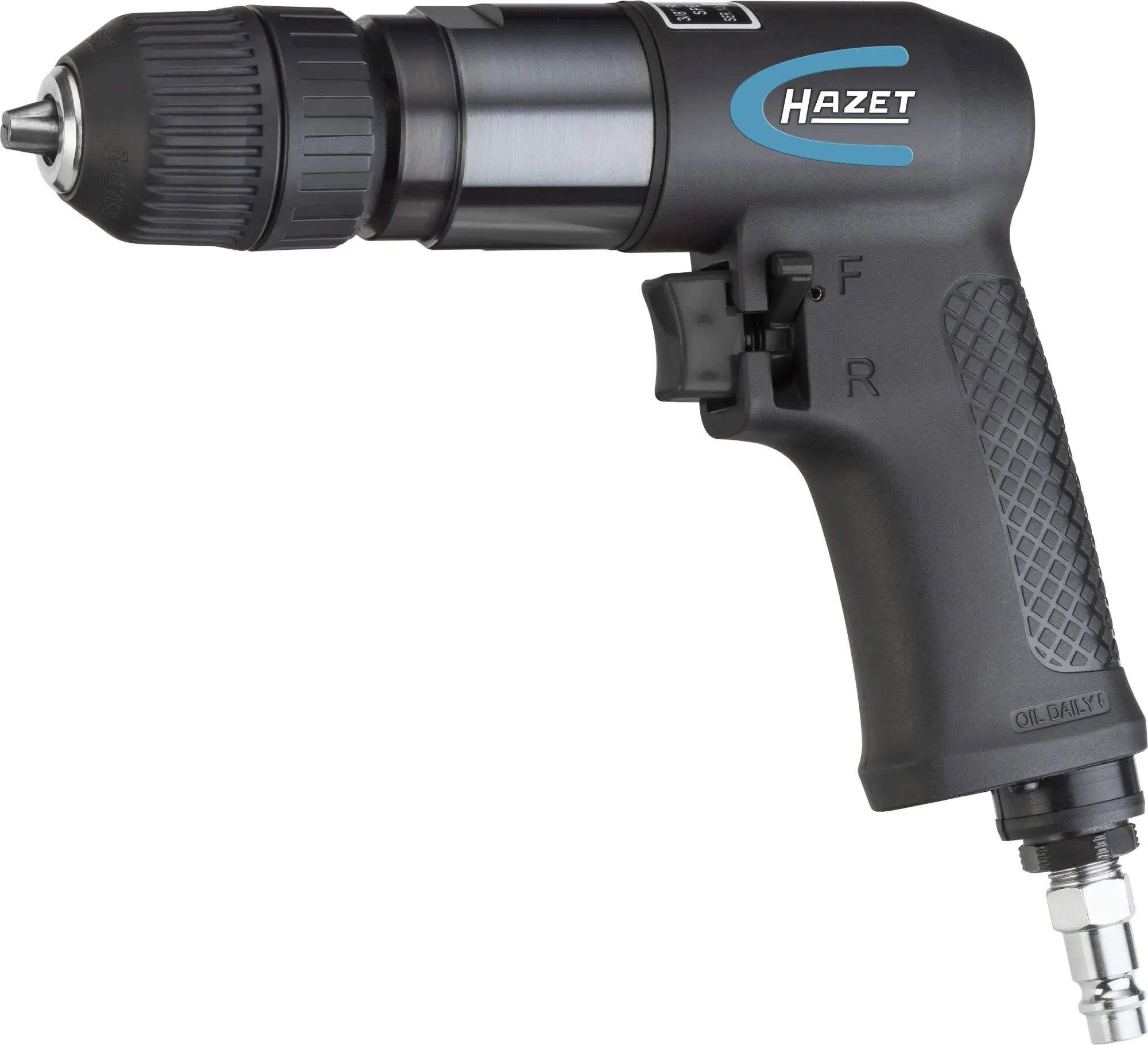 Produktfoto 1 von Hazet 9030N-1, Druckluft-Bohrmaschine 1/4" (6.3 mm) 6.3 bar