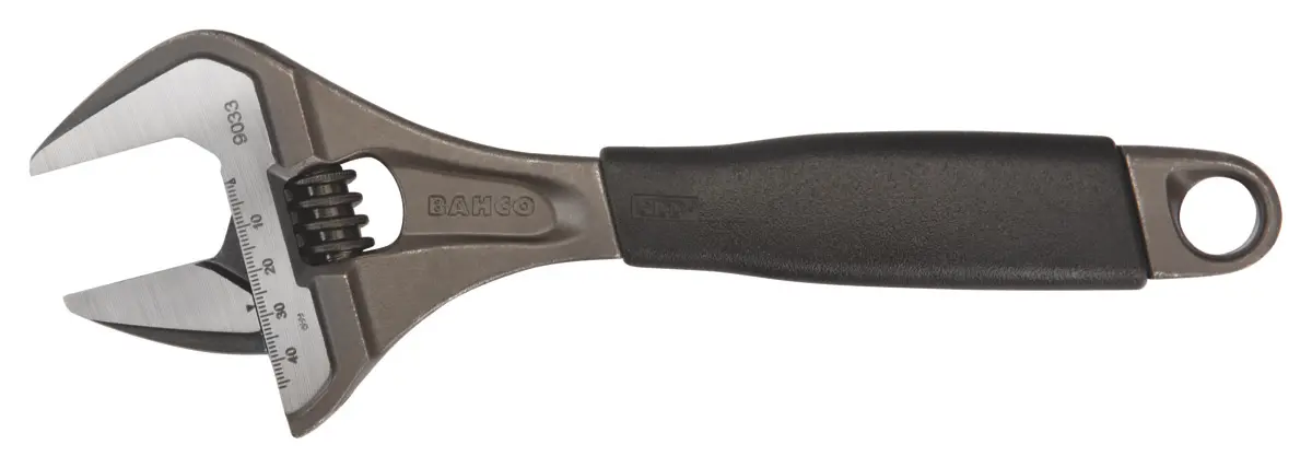 Produktfoto 1 von Bahco 9035, ERGO™ Rollgabelschlüssel mit Gummigriff, 324 mm- 15", phosphatiert