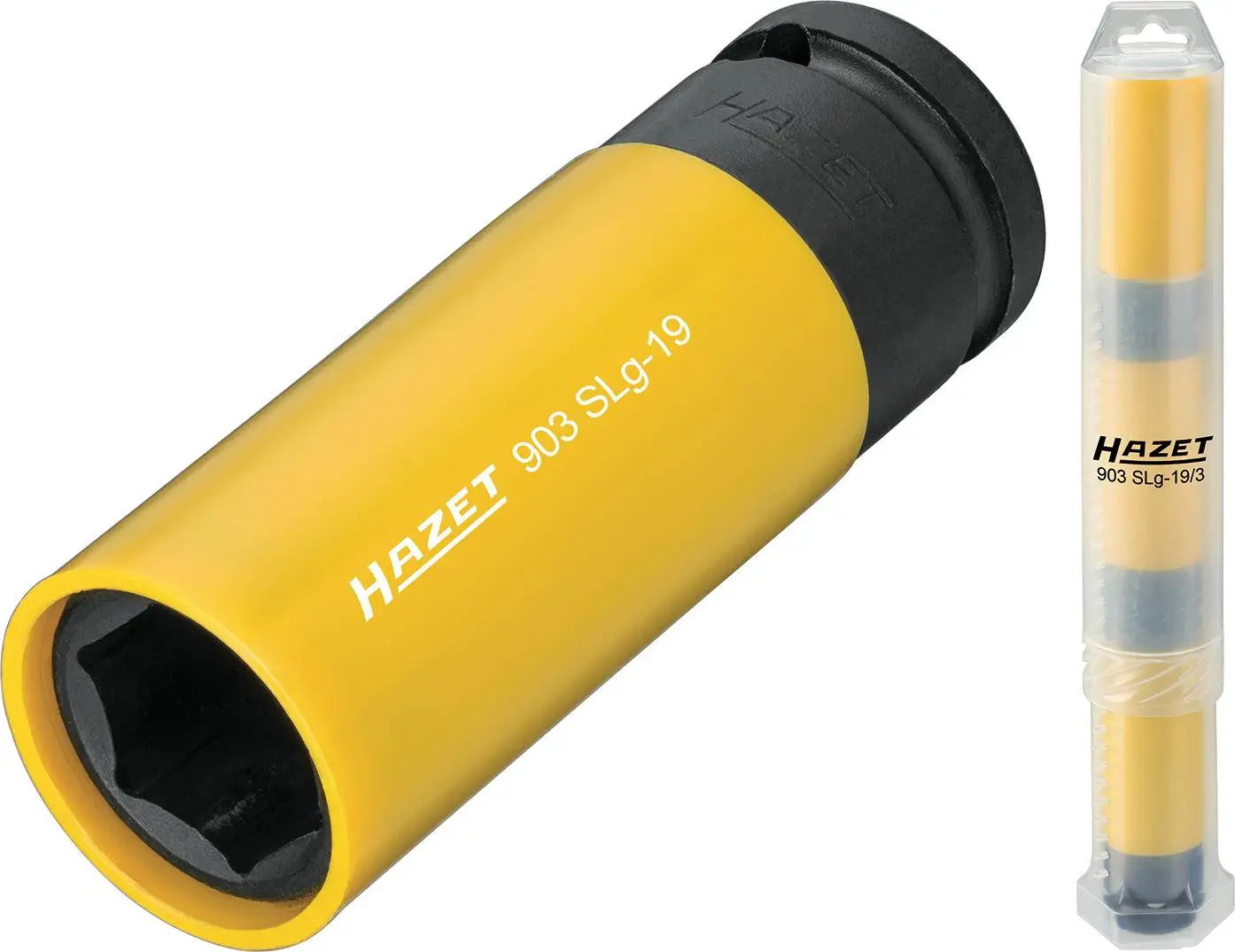 Produktfoto 1 von Hazet 903SLG-19/3, Außen-Sechskant Kraft-Steckschlüsseleinsatz 19mm 1/2" 12.5 mm