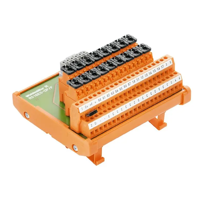 Produktfoto 1 von WEIDMÜLLER RS 16IO 2W F R S, Schnittstelle, RS, Sicherung, 2-Draht