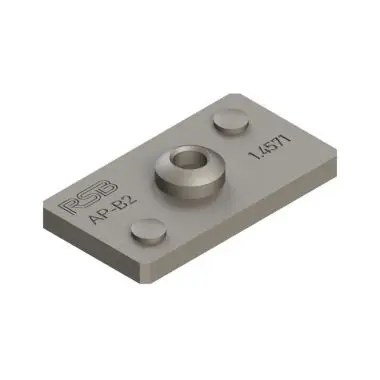 Produktfoto 1 von SERTO RS AKZ3B-E1-2, Anschweissplatte kurz, alt sku: 956.5118.200