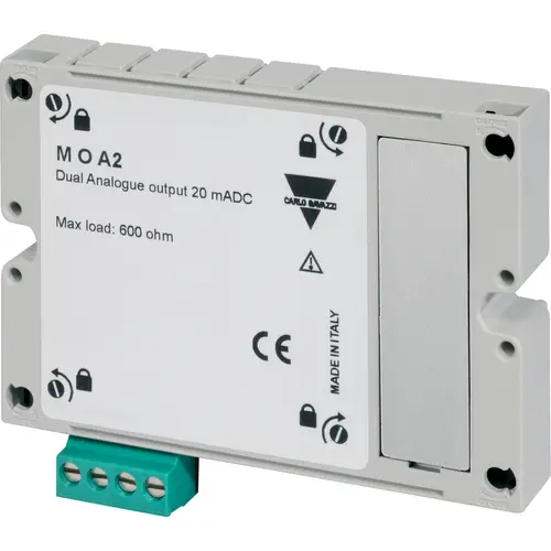 Produktfoto 1 von Carlo Gavazzi MOA2, Dualer Analogausgang (+20mADC)
