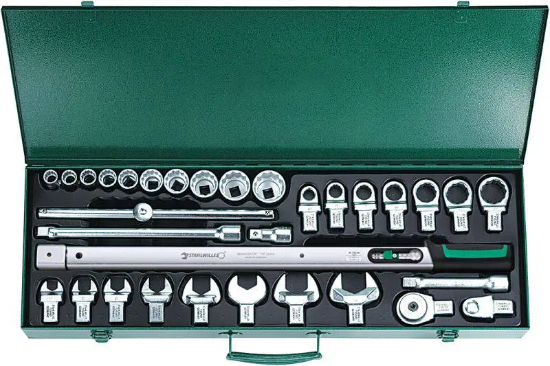 Produktfoto 1 von Stahlwille 96502053, 730R/40/32 QUICK Drehmomentschlüssel-Set kalibriert (ISO)