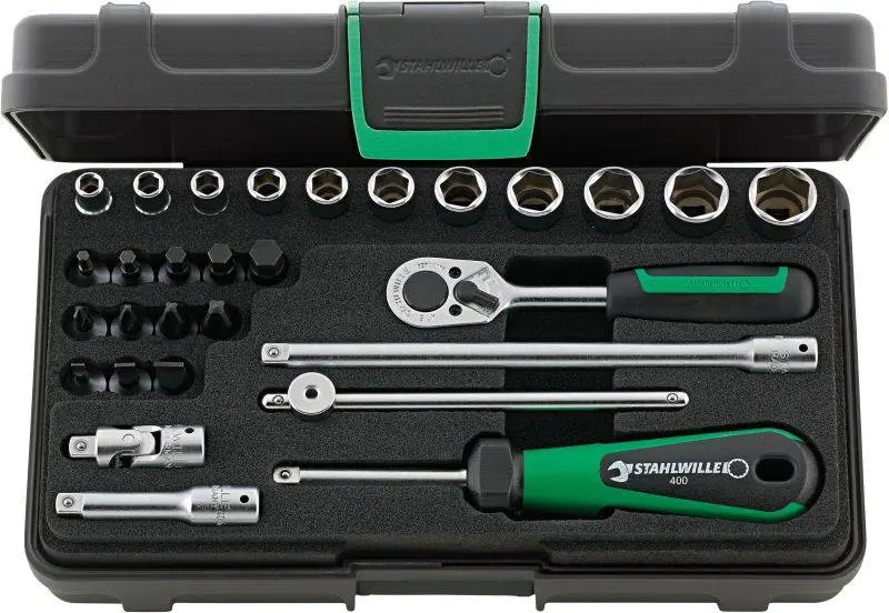 Produktfoto 1 von Stahlwille 96011136, 40/23/6 KN Steckschlüsselsatz 1/4" (6.3 mm)