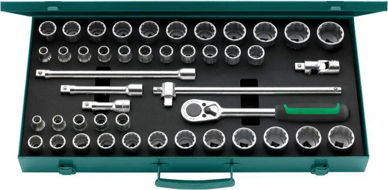 Produktfoto 1 von Stahlwille 96030140, 50MA/39/6 N Steckschlüsselsatz 1/2" (12.5 mm)