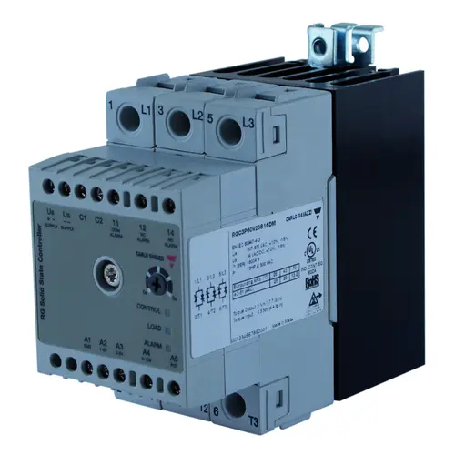 Produktfoto 1 von Carlo Gavazzi RGC3P60V20S16DM, 3P -SSC V IN - SS + 16FC 600V 3X20A 1200VP-MNTR
