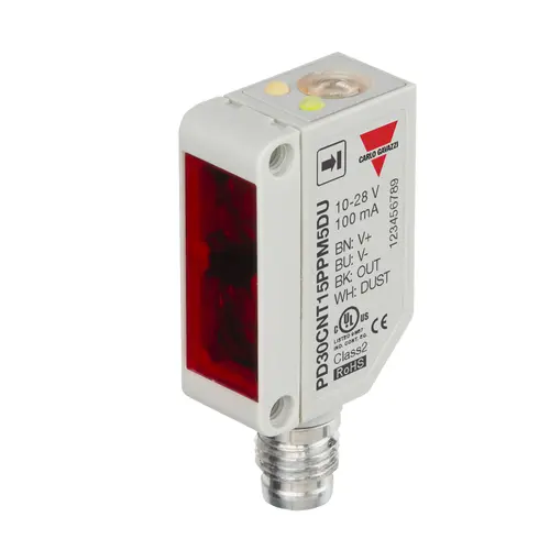 Produktfoto 1 von Carlo Gavazzi PD30CNT15PPM5DU, PHOTO TRI 15M PNP NO/NC DU, PLG