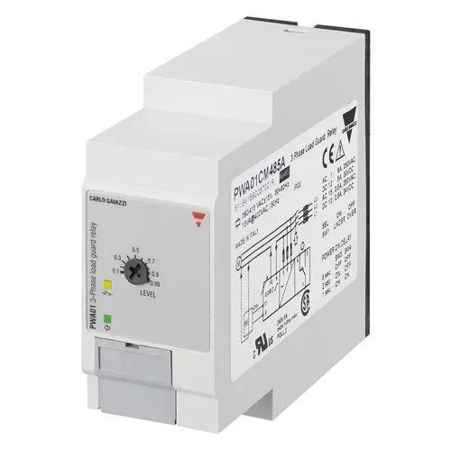 Produktfoto 1 von Carlo Gavazzi PWA01CM485A, 480VAC 1-PH 3-PH COSPHI RLY