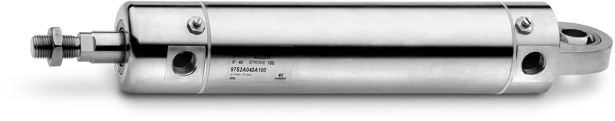 Produktfoto 1 von Camozzi 97S2A032A0050 Runder Stellantrieb, Edelstahl, Serie 97