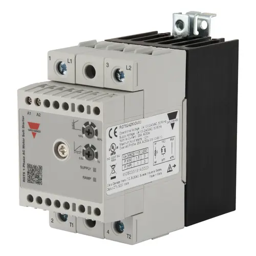 Produktfoto 1 von Carlo Gavazzi RGTS24250GV00, 1-PHASE S.STARTER 25A UE:100-240VAC I/P:100-240VAC