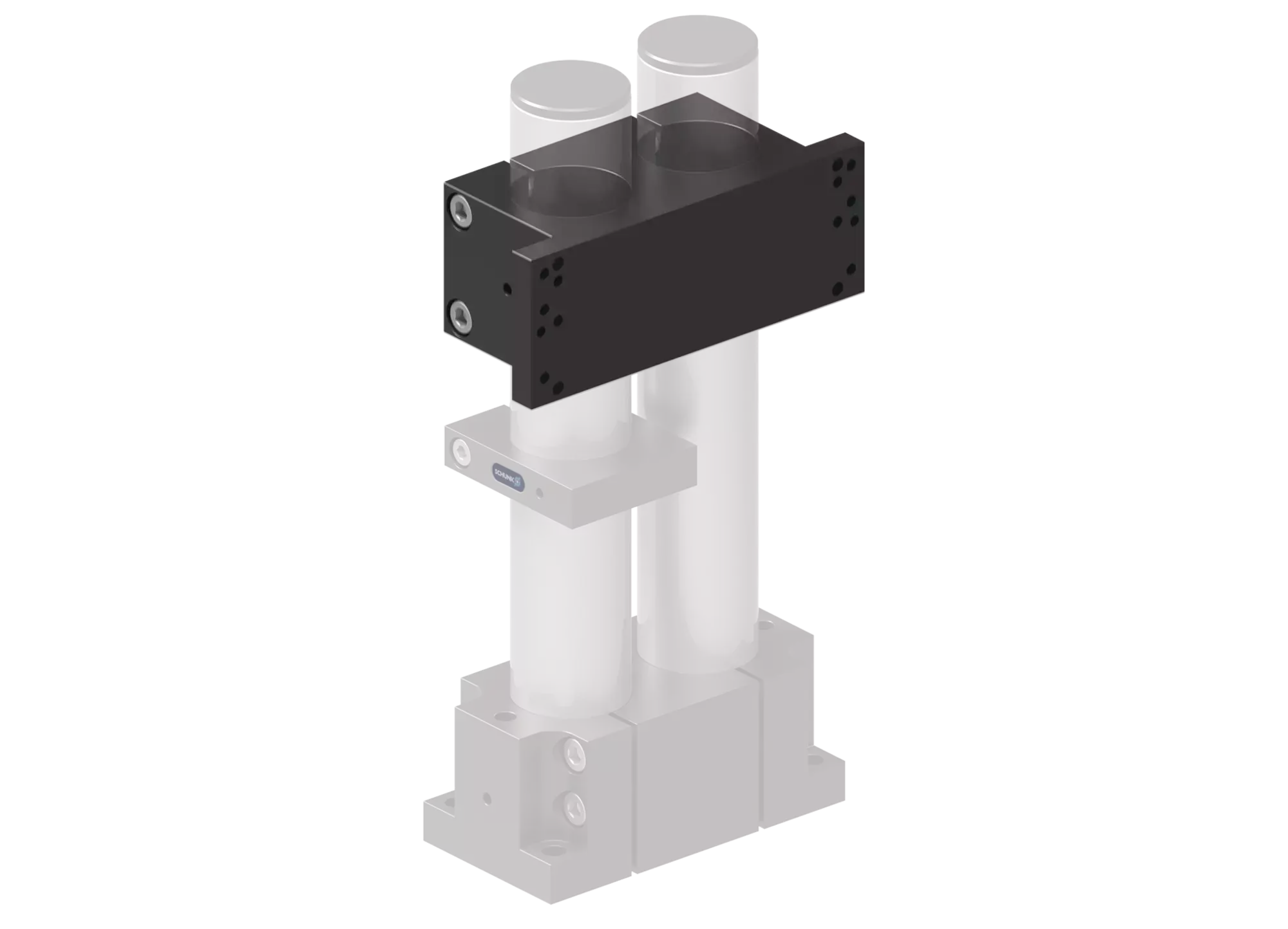 Produktfoto 1 von SCHUNK ADV 55, Säulenaufbausystem Aufbauplatte