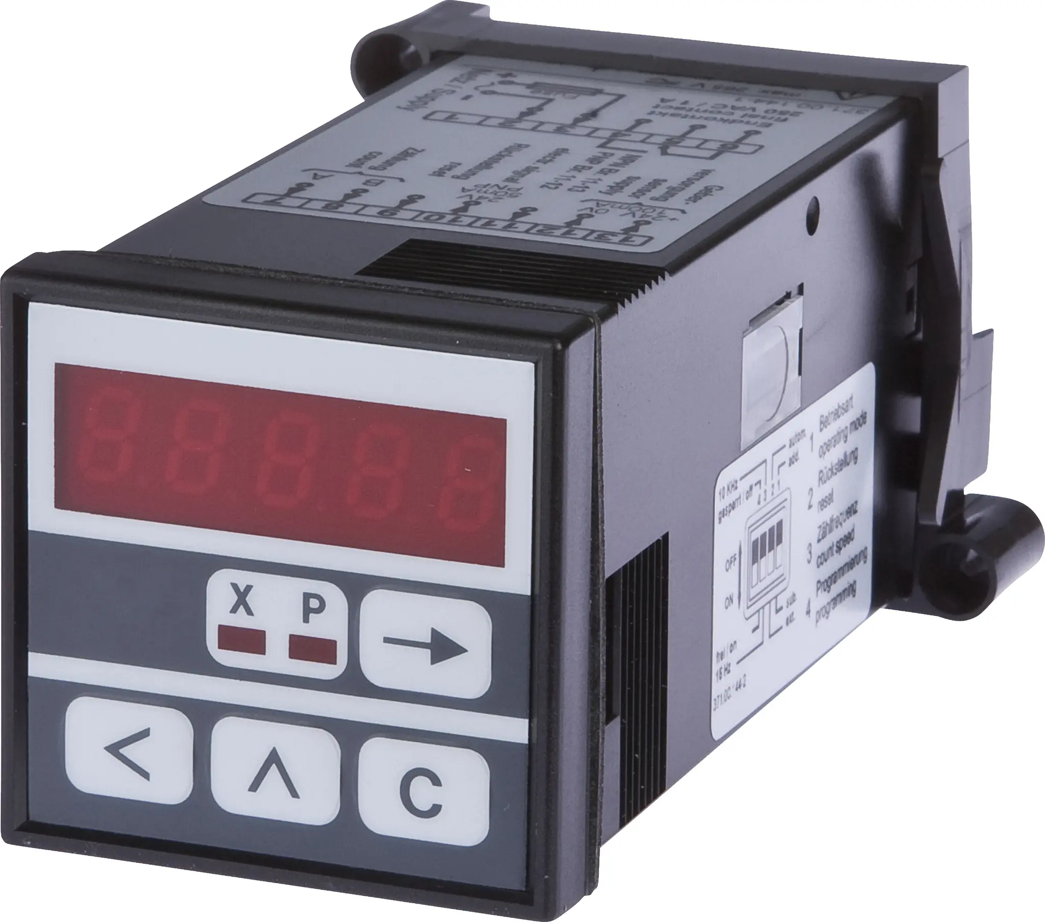 Produktfoto 1 von ipf Electronic CM030140, Zähler Multifunktion, 48x108x48mm, Anzeige LED