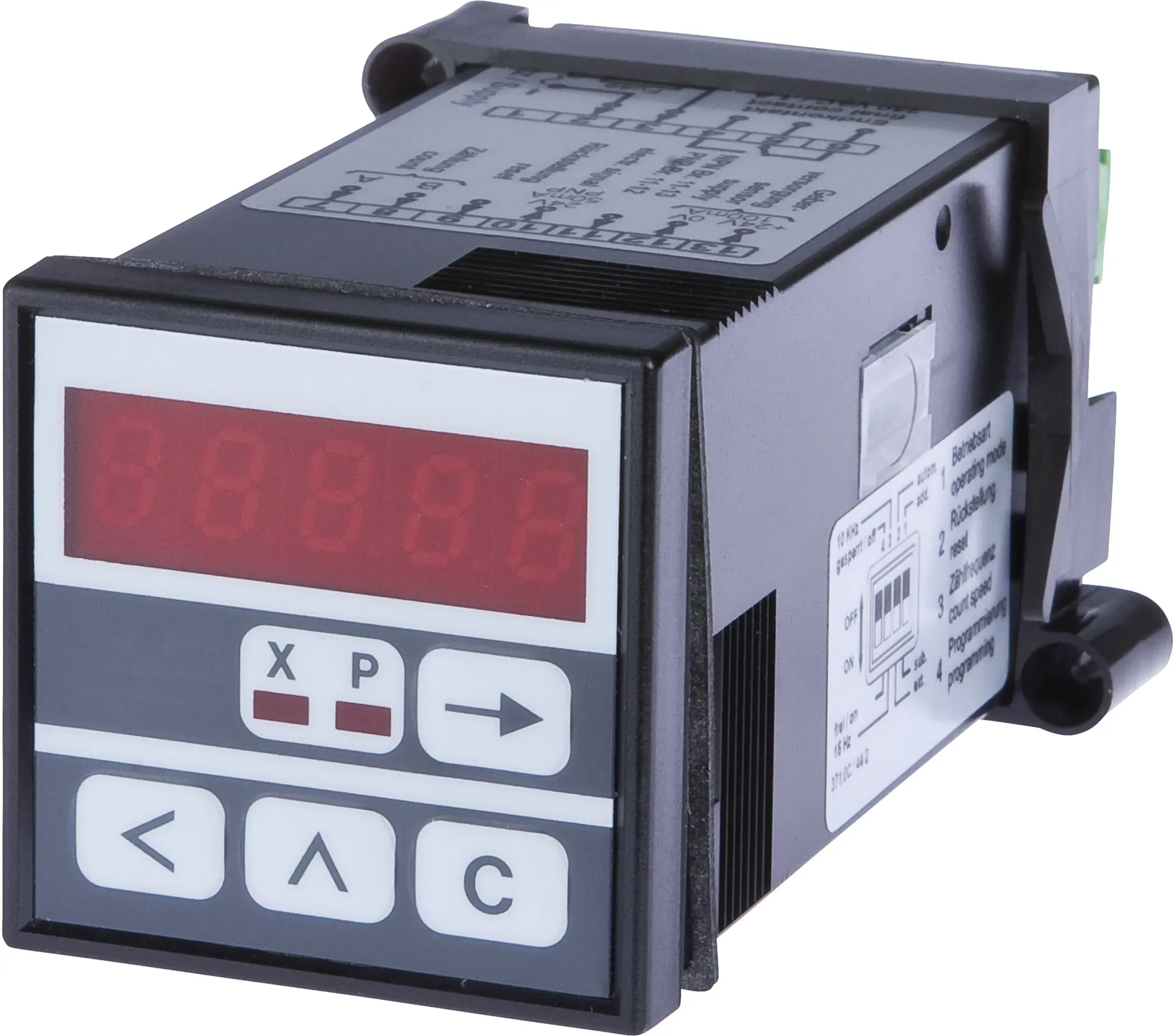 Produktfoto 1 von ipf Electronic CM034440, Zähler Multifunktion, 48x108x48mm, Anzeige LED