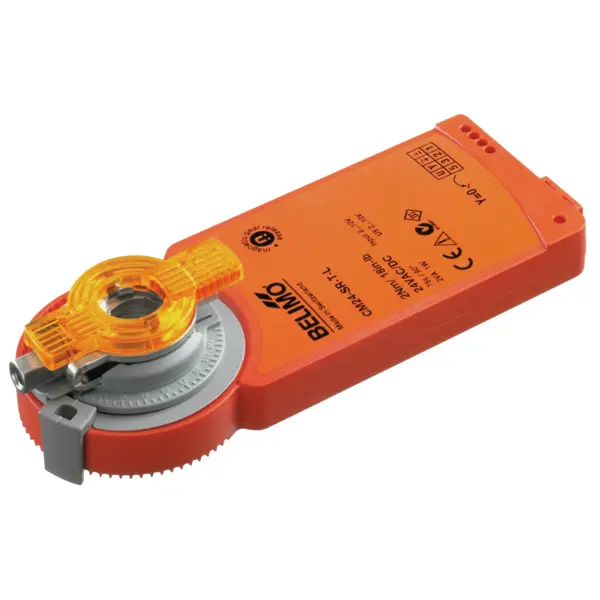 Produktfoto 1 von Belimo CM24-SR-T-L, Drehantrieb, 2 Nm, AC/DC 24 V, 2...10 V, 75 s, IP20, Klemmen