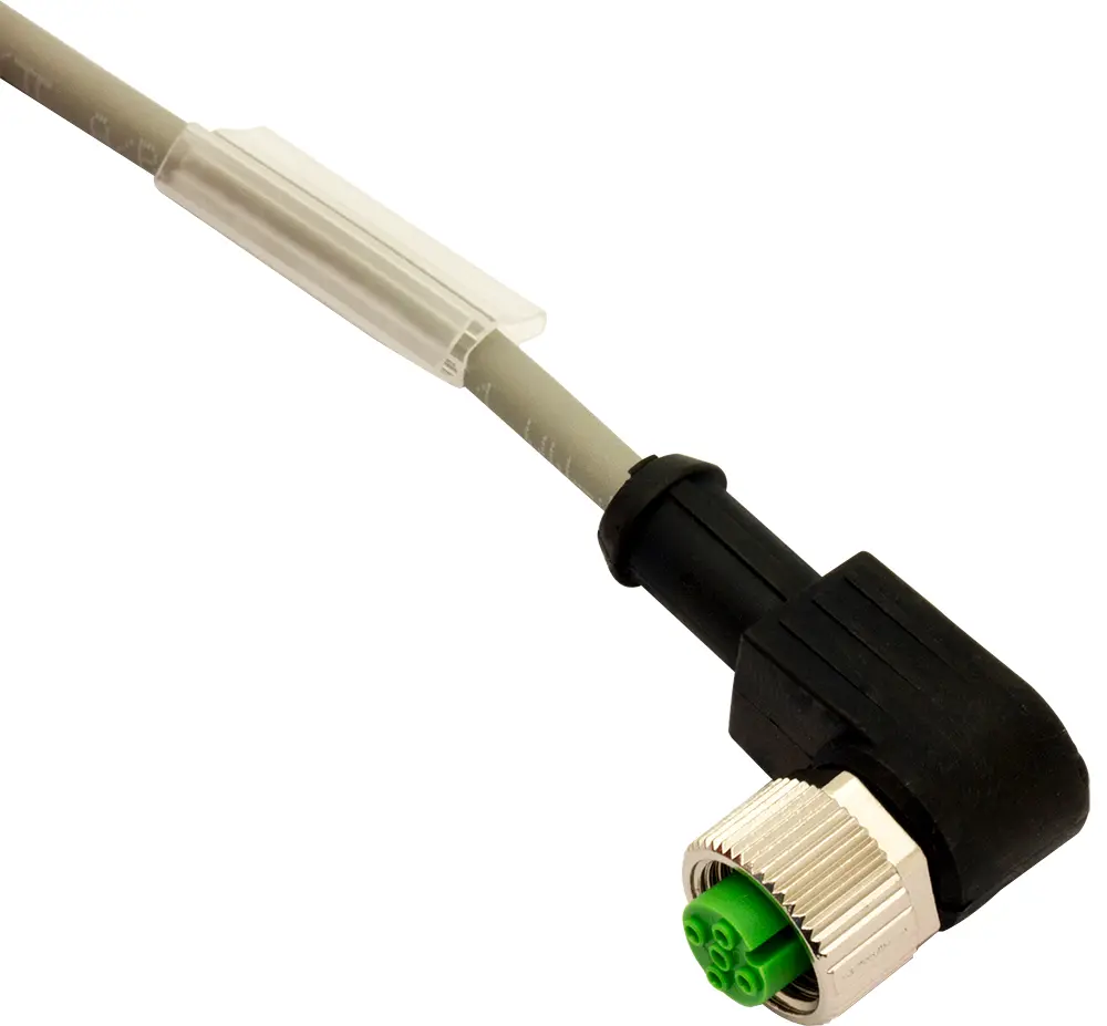 Produktfoto 1 von MD Micro Detectors CD12M/0B-150C5US, weiblich M12 4-polig 15m CSA