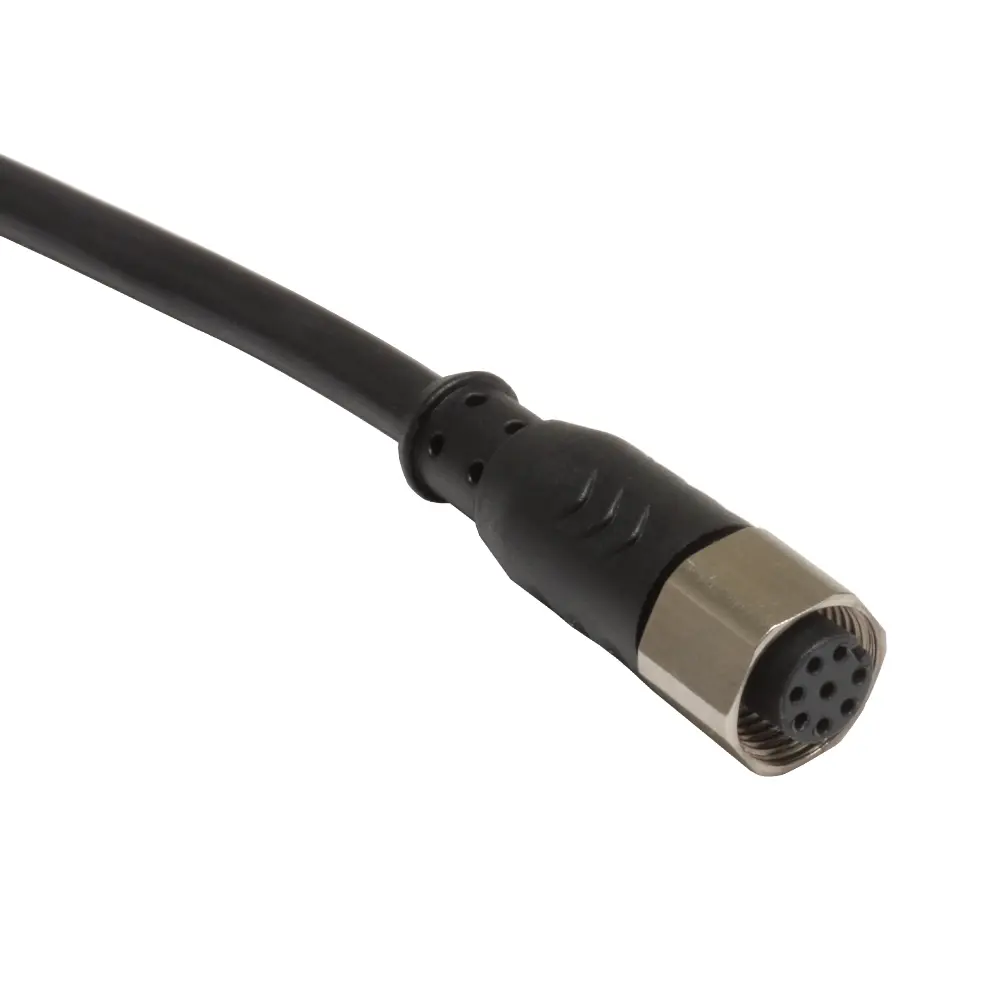 Produktfoto 1 von MD Micro Detectors CD12M/0E-100A1, weiblich M12 8-polig, 10m