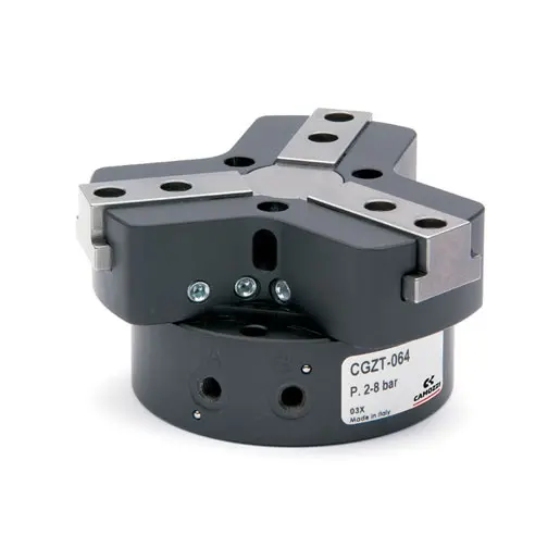 Produktfoto 1 von Camozzi CGZT-100 Selbstzentrierender 3-Backen-Greifer
